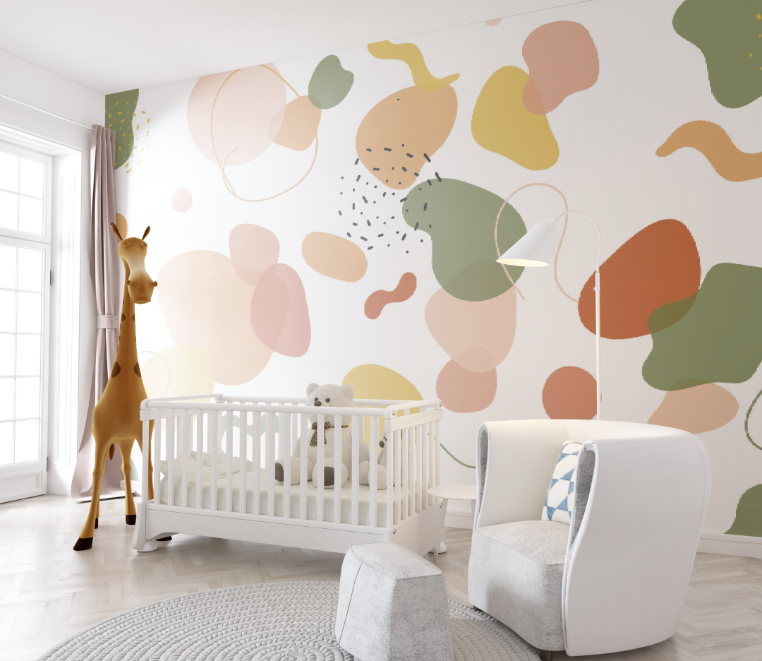 Abstraktes Papier für Babys – Kinderzimmer