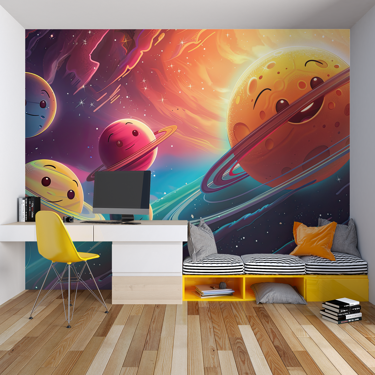 Papiermalerei Espace et Galaxie – Tapisserie-Held