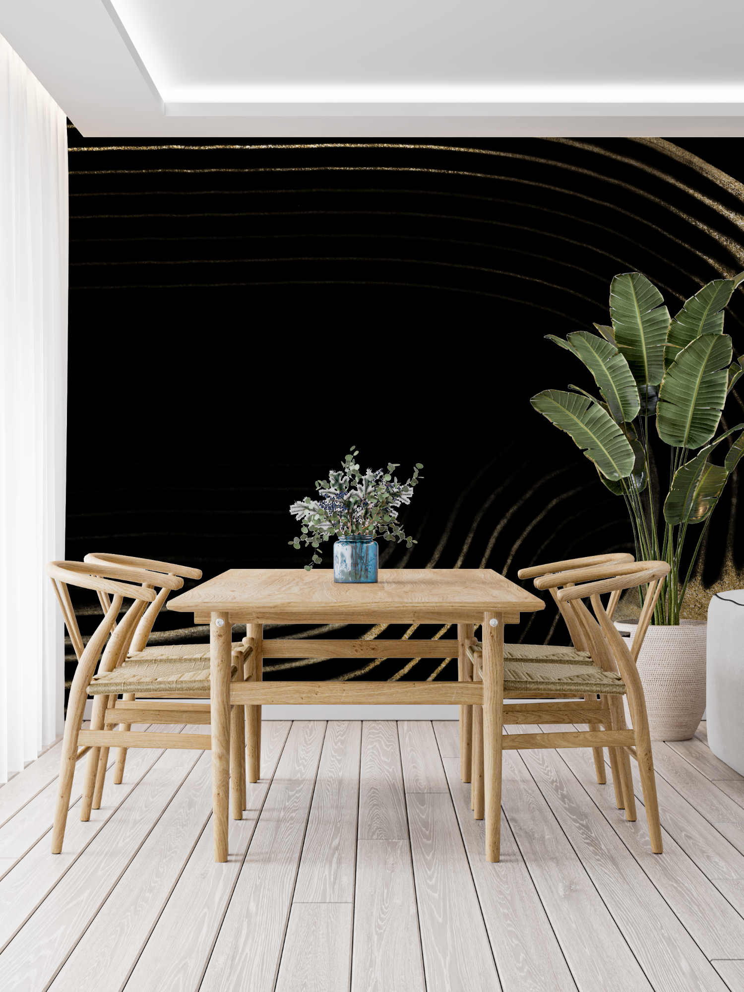 Gold Foil Wallpaper | Murals Wallpaper