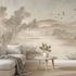 Chinese Ink Wash Landscape Mural Wallpaper