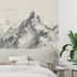 Alpine Mountain Range Mural Wallpaper | Murals Wallpaper
