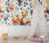 Vintage Floral Fox Wallpaper | Murals Wallpaper