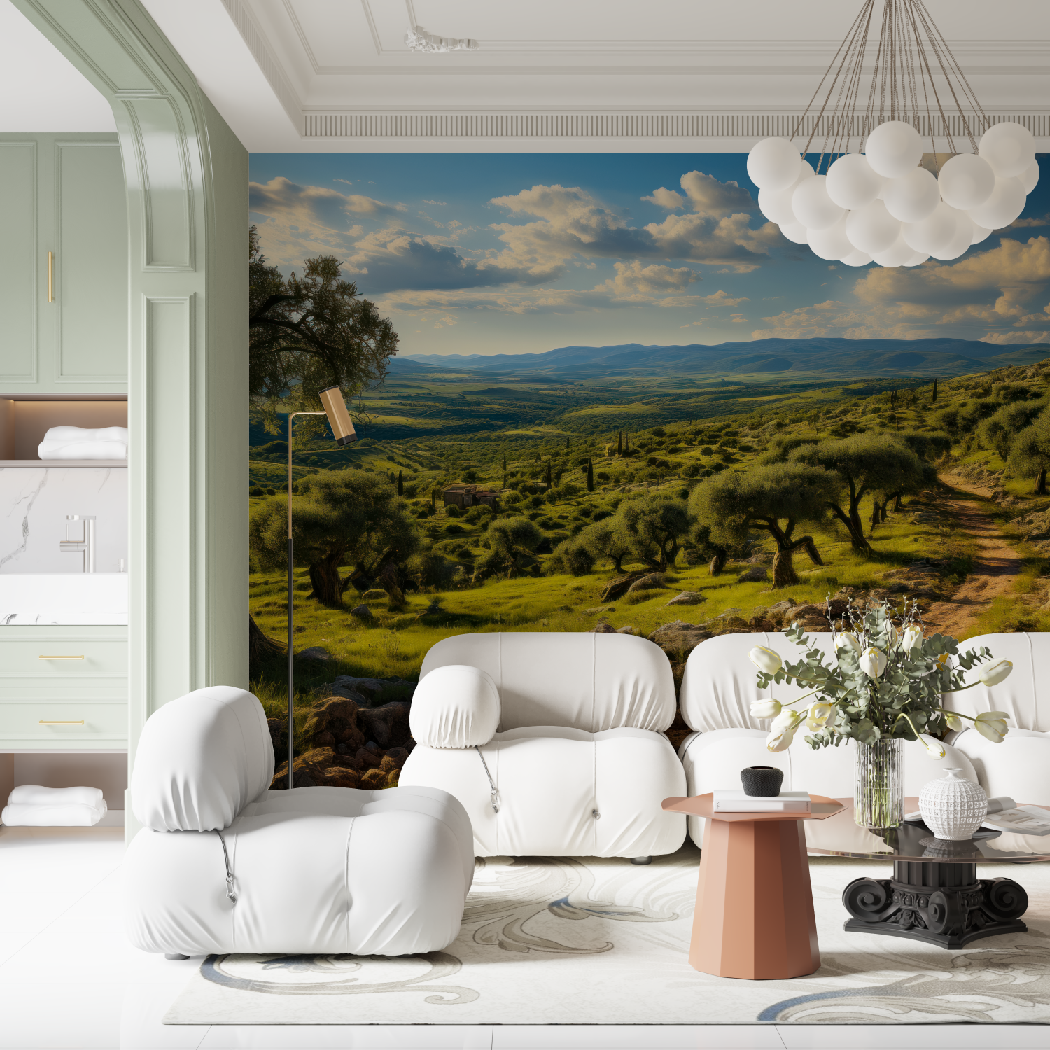 Italian Landscape Wallpaper | Murals Wallpaper