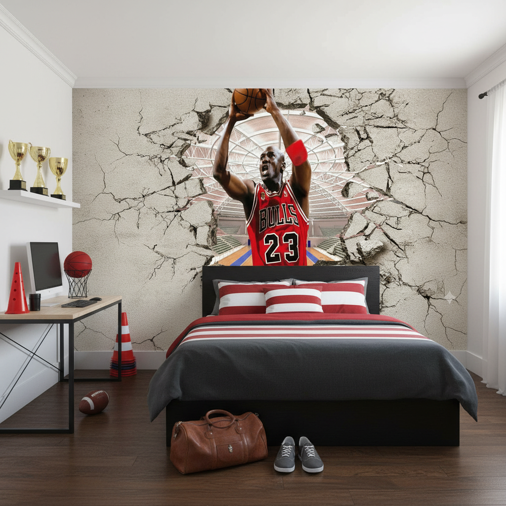 Mural Michael Jordan Wallpaper