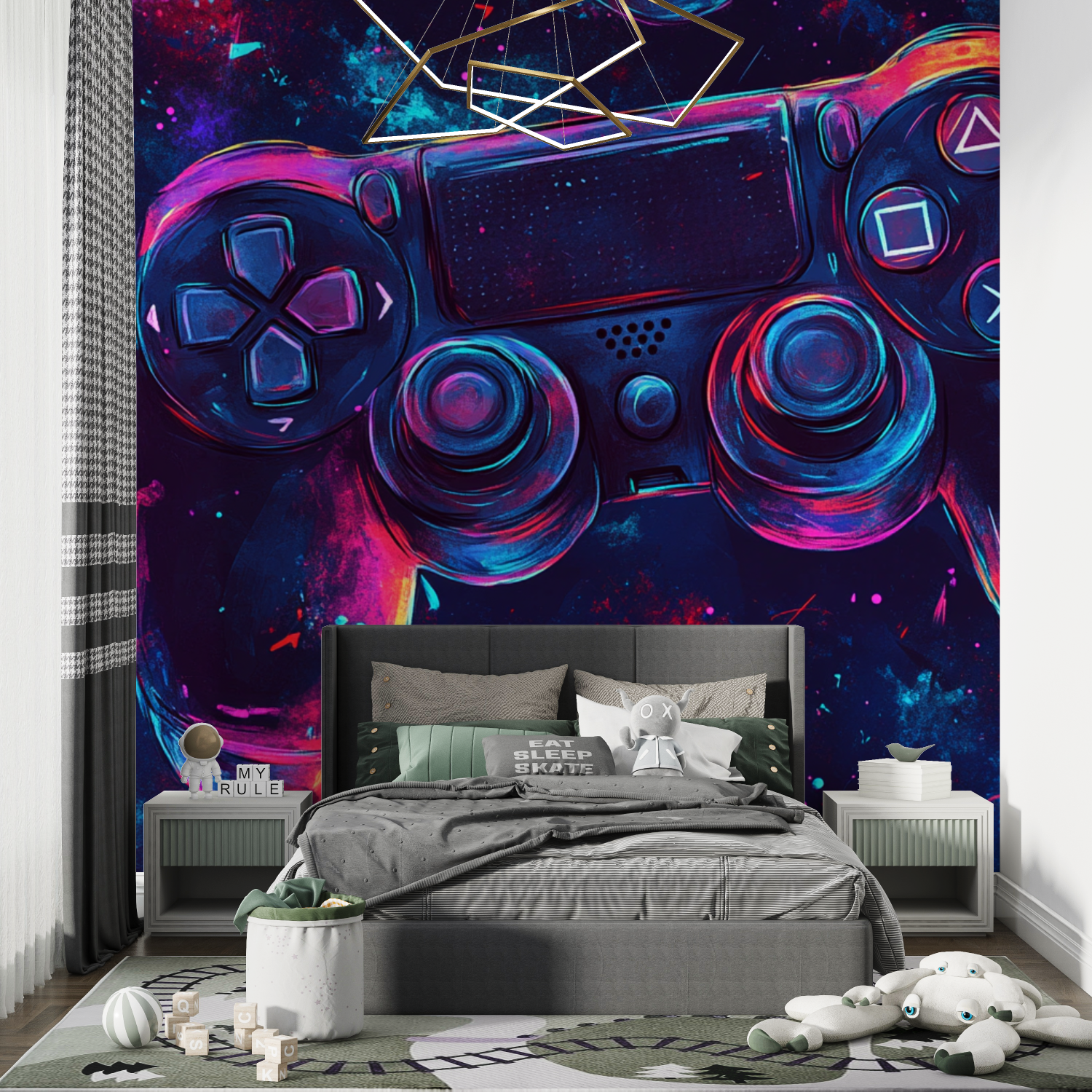 Melting Game Controller Wallpaper | Murals Wallpaper