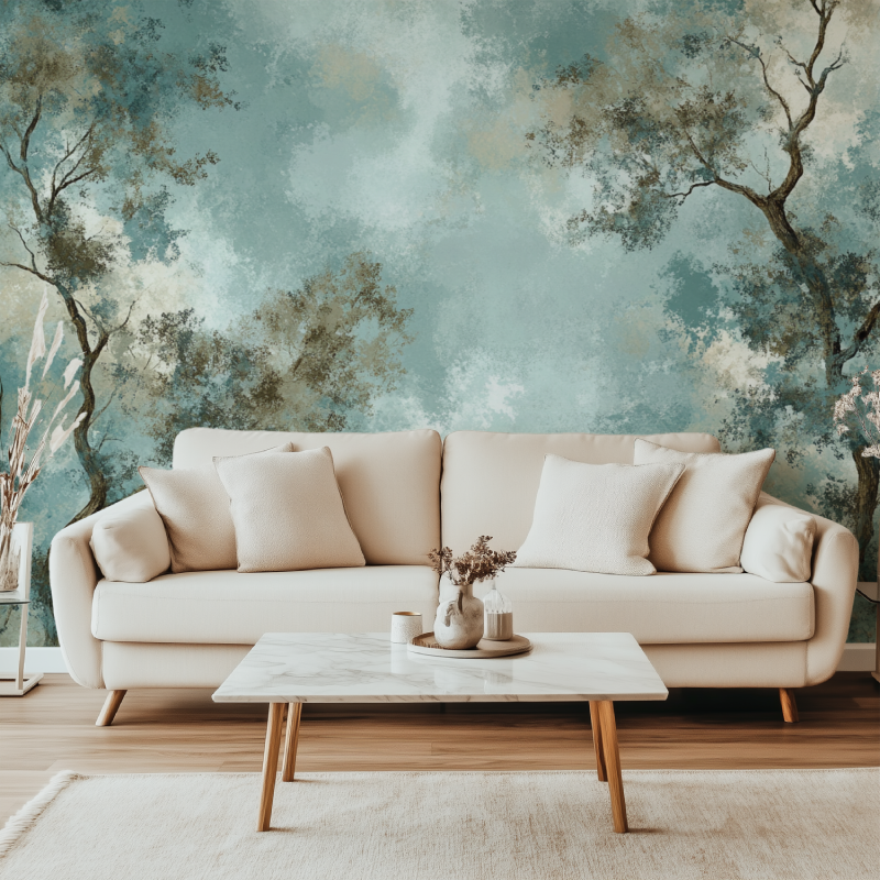 Stylized Tree Wallpaper | Murals Wallpaper