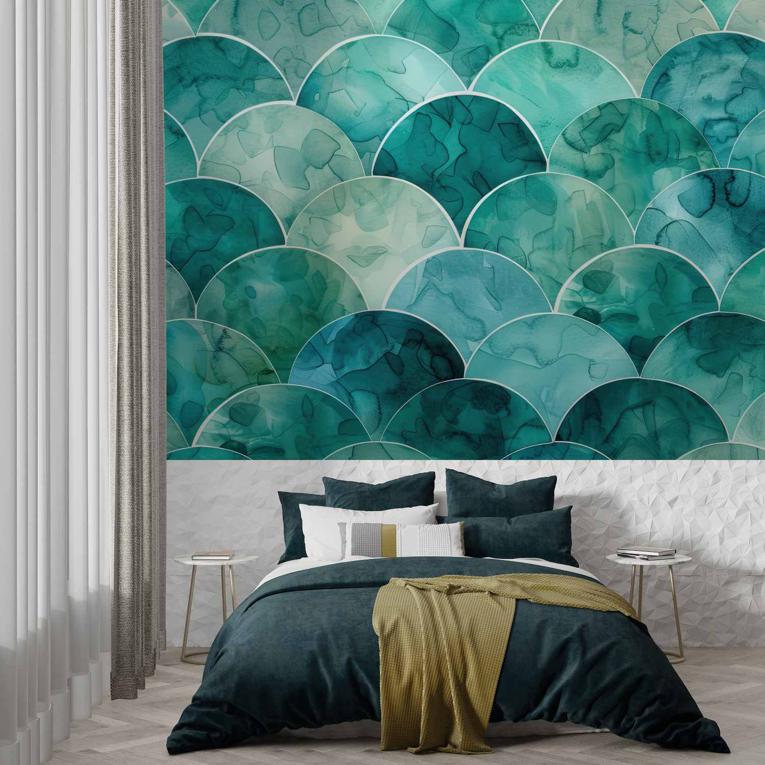 Duck Blue Non-Woven Wallpaper | Murals Wallpaper