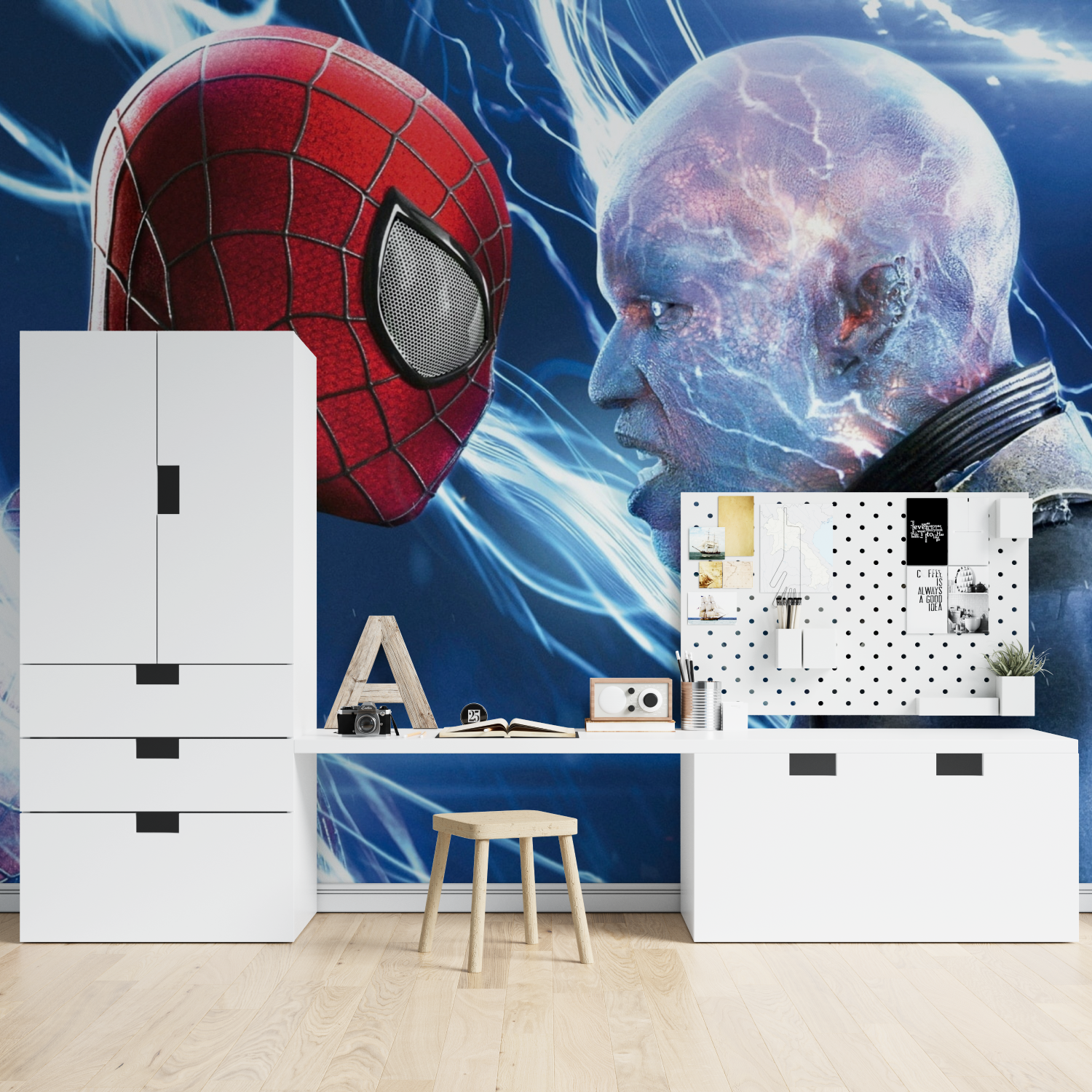 Spider-Man vs Electro Wallpaper | Murals Wallpaper