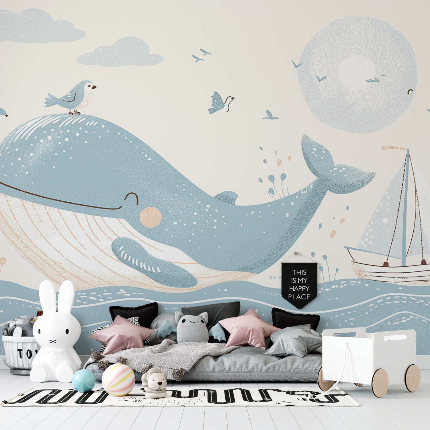 Papiergemälde für Kinder – kleines Zimmer