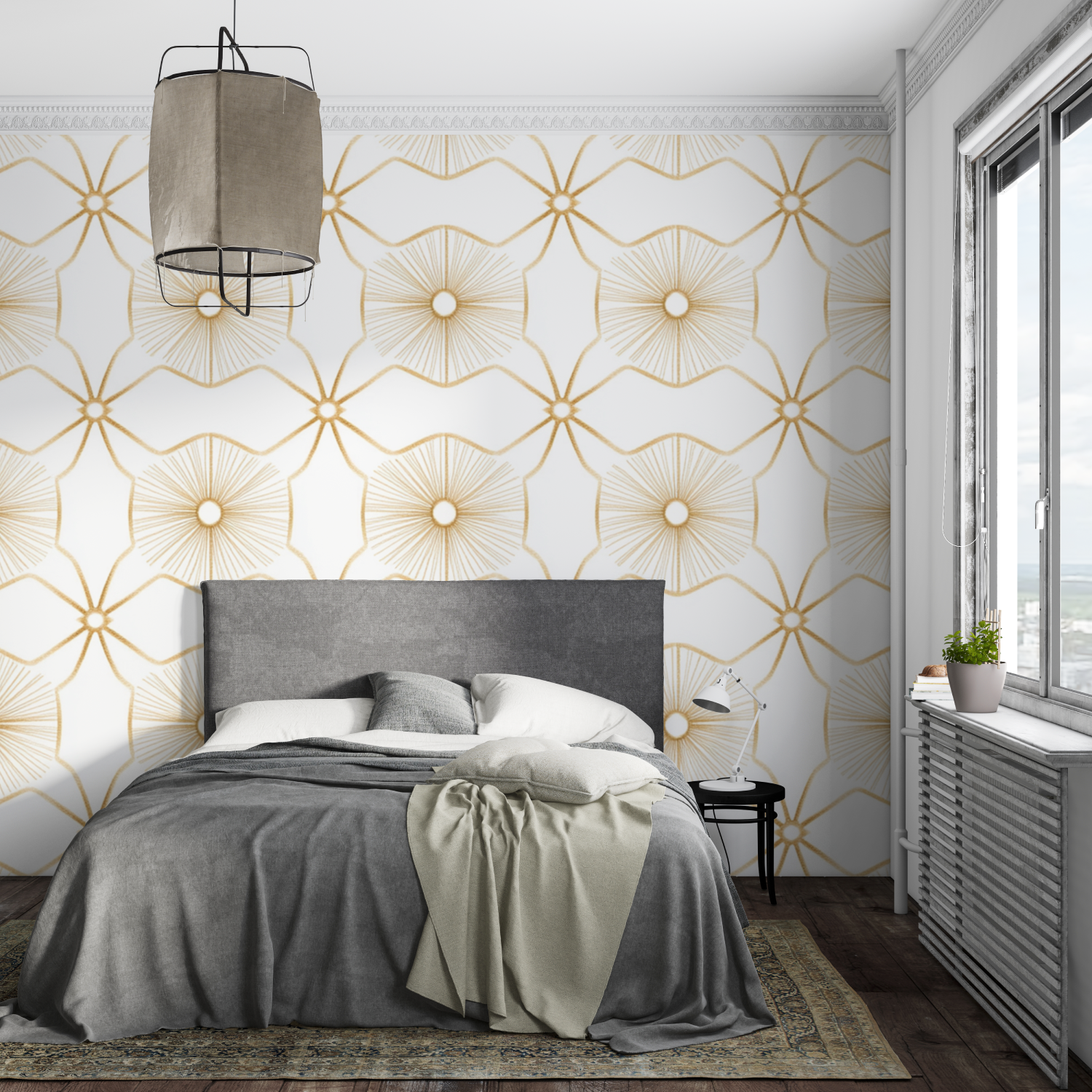 Art Deco Gold Wallpaper | Murals Wallpaper