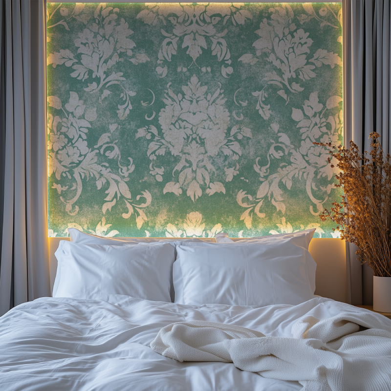 Aqua Vintage Wallpaper | Murals Wallpaper