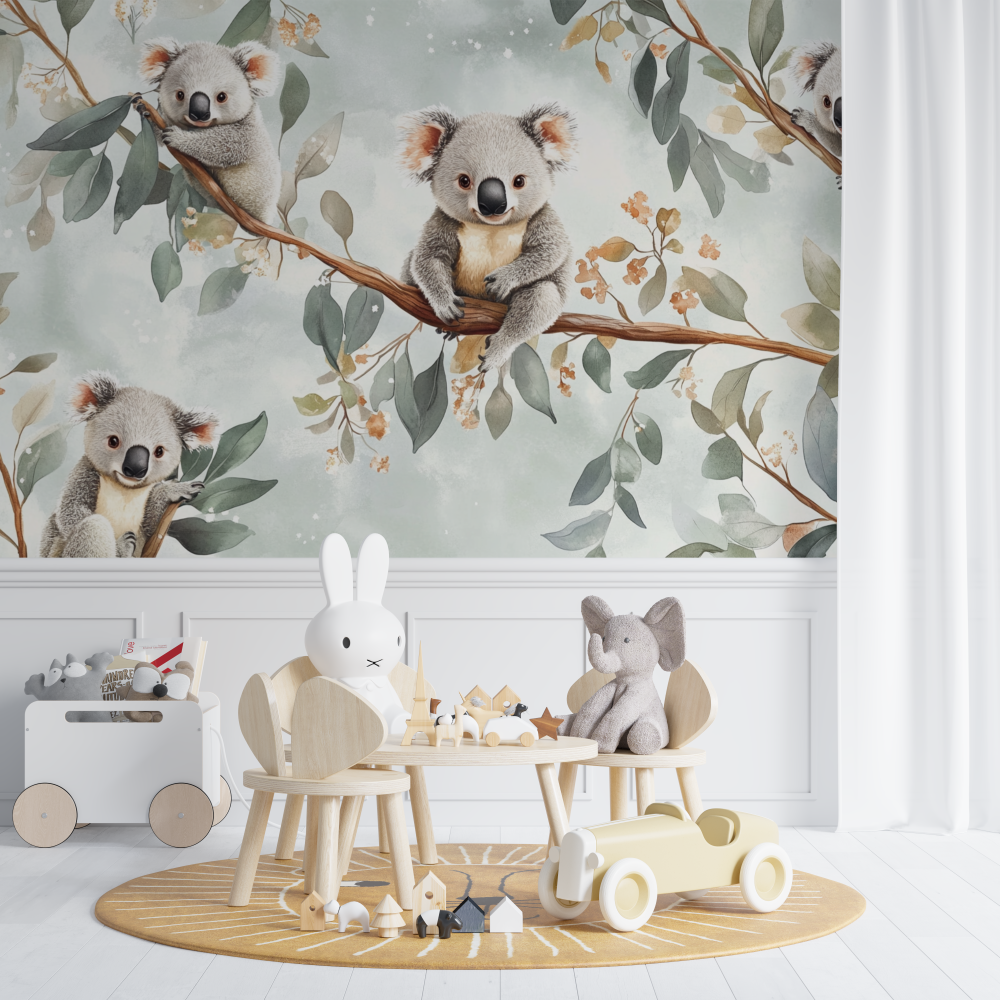 Koala and First Stars Wallpaper | Murals Wallpaper