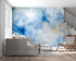 Watercolor Blue Flowers Wallpaper X-Ray | Murals Wallpaper