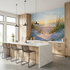 Sunset Beach Dunes Landscape Mural Wallpaper