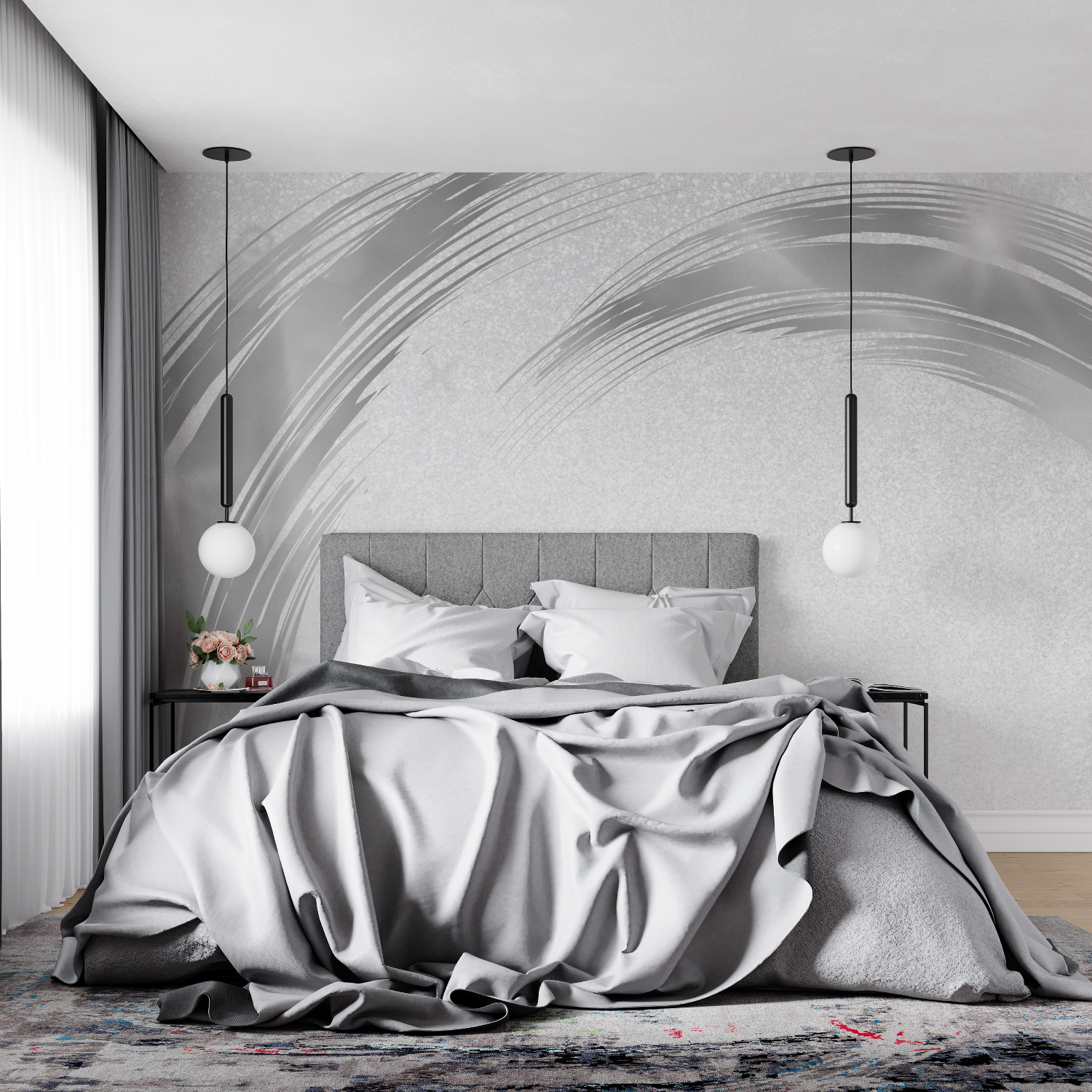 Silver Gray Wallpaper | Murals Wallpaper