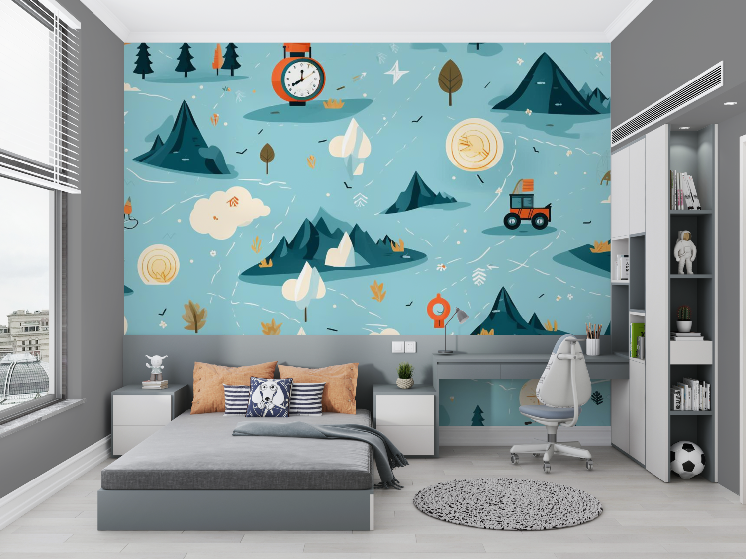Adventure Theme Teen Wallpaper | Murals Wallpaper