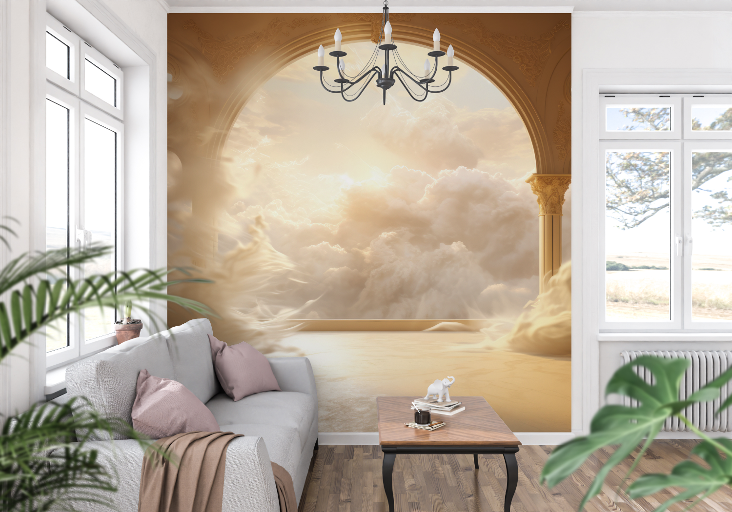 3D Wall Mural Headboard Wallpaper | Murals Wallpaper
