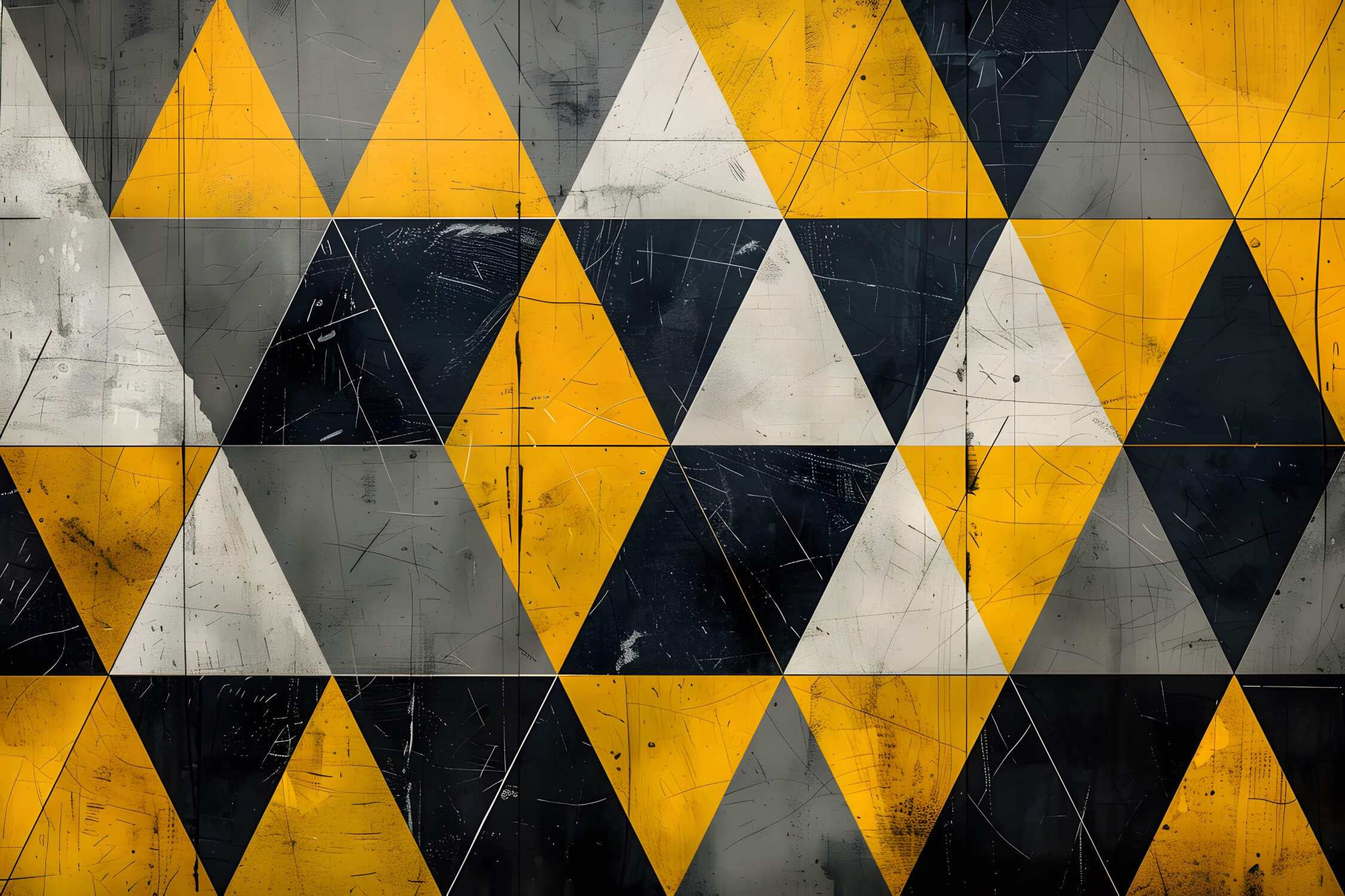 Yellow Gray Black Wallpaper | Murals Wallpaper