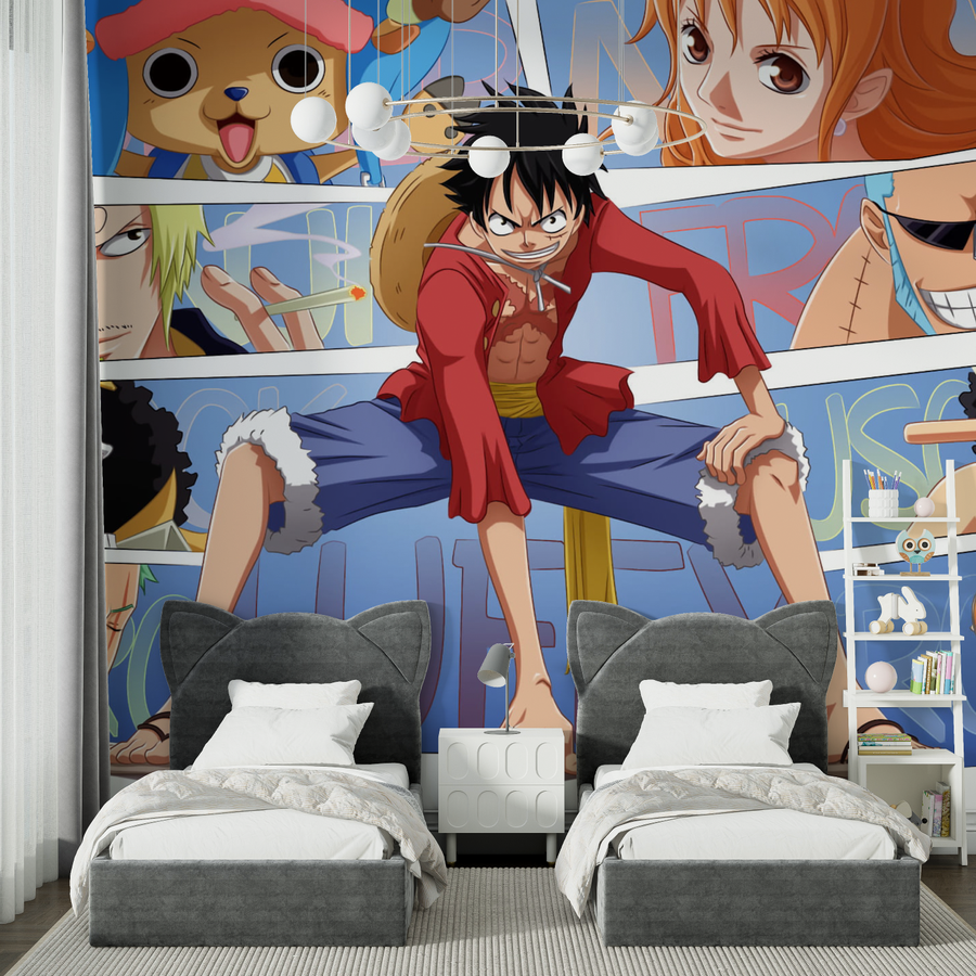 One Piece Mural Wallpaper Murals Wallpaper — free download