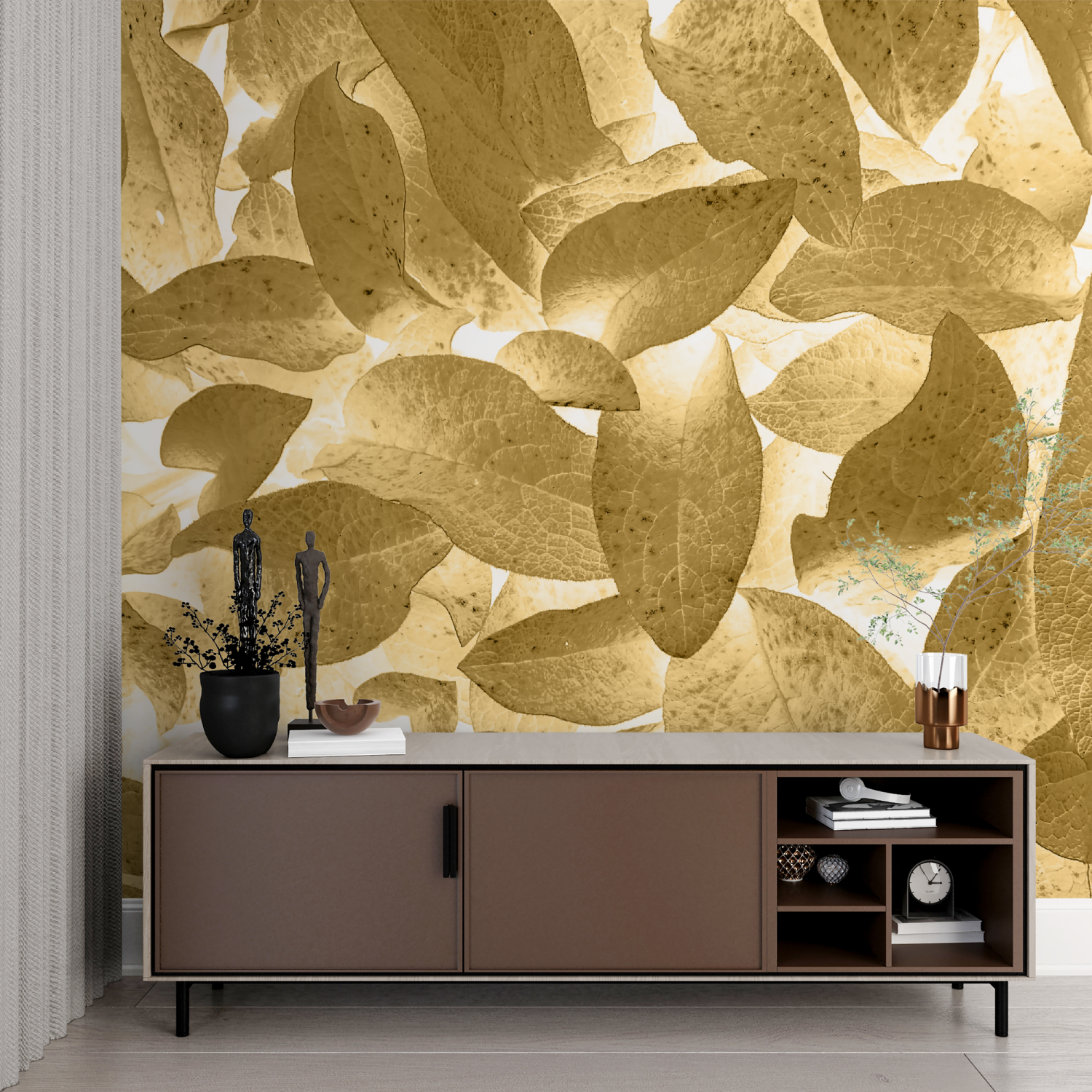 Gold Effect Wallpaper | Murals Wallpaper