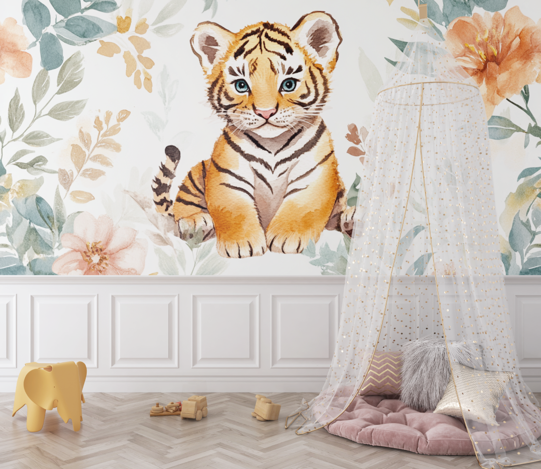 Bohemian Tiger Wallpaper | Murals Wallpaper