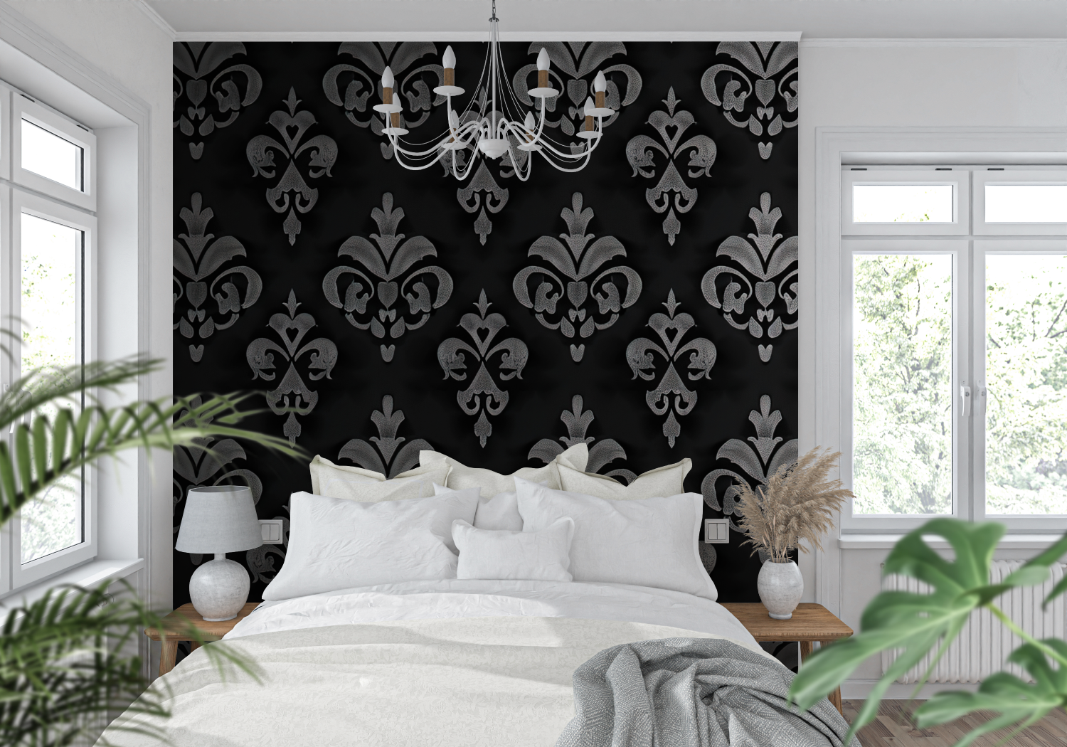 Black and Silver Wallpaper | Murals Wallpaper