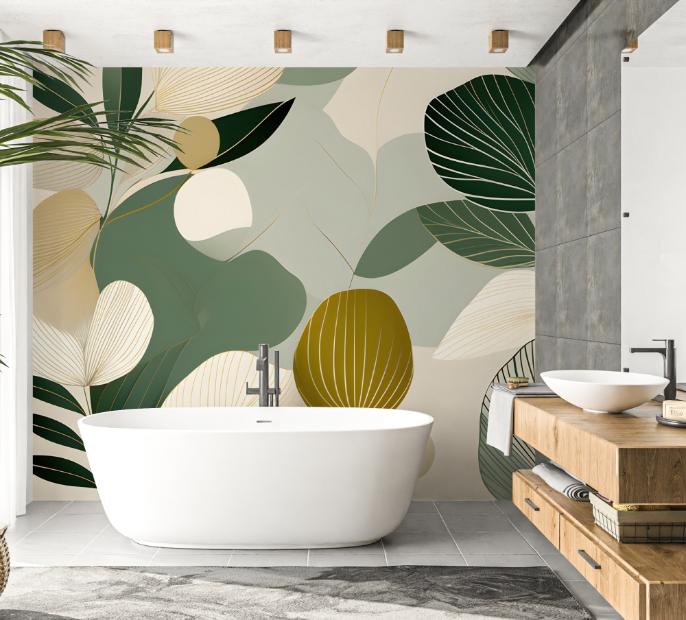 Waterproof Wallpaper for Shower | Murals Wallpaper