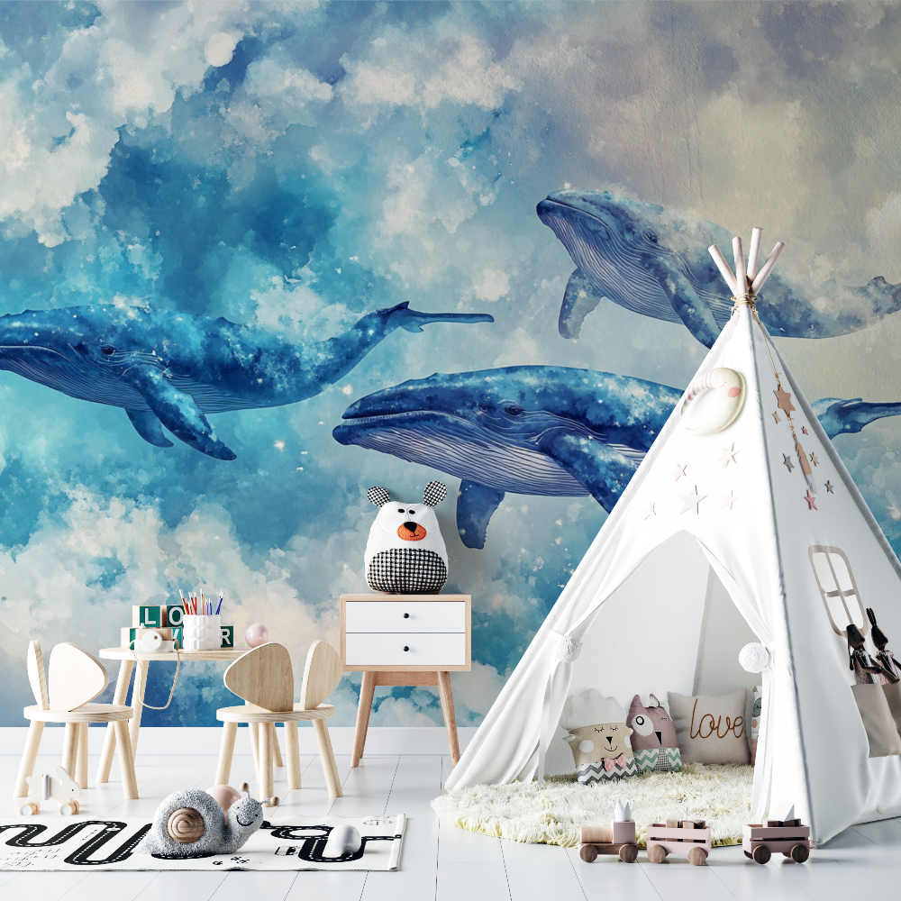 Whale Marine Wallpaper | Murals Wallpaper
