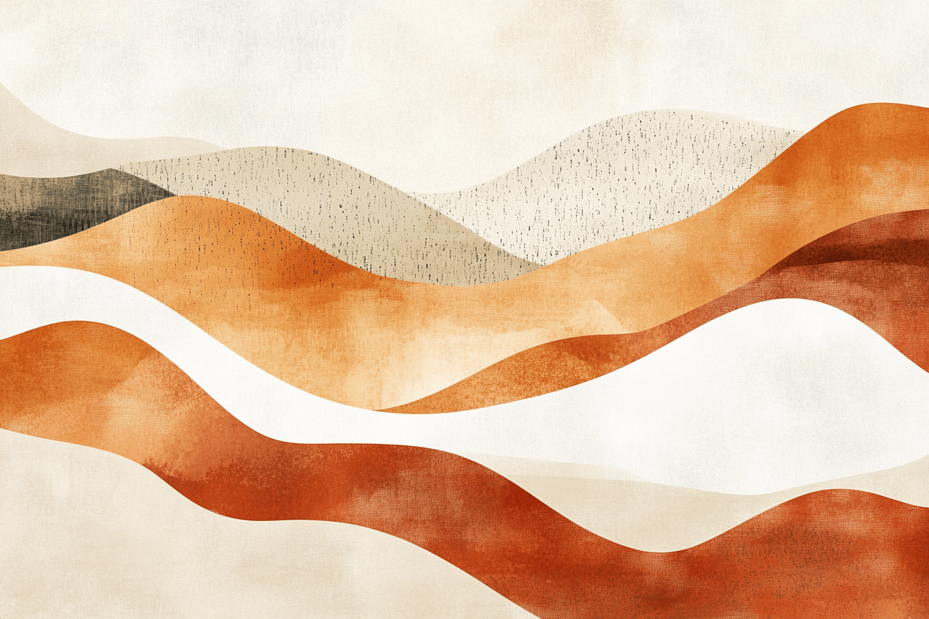 Abstract Terracotta Wallpaper | Murals Wallpaper
