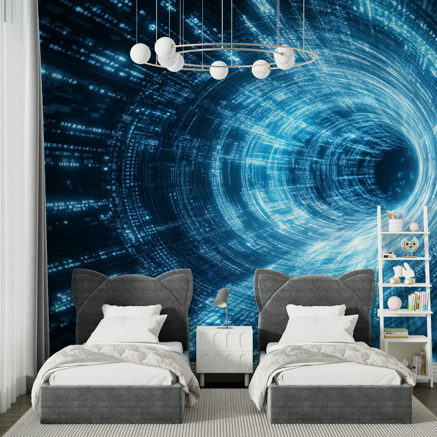 Futuristic Tunnel Wallpaper | Murals Wallpaper