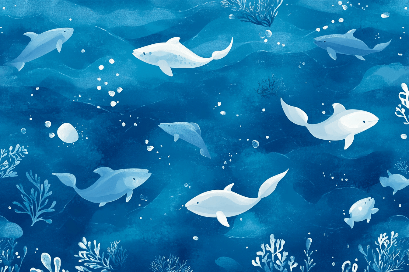 Nautical Wallpaper Blue Background | Murals Wallpaper