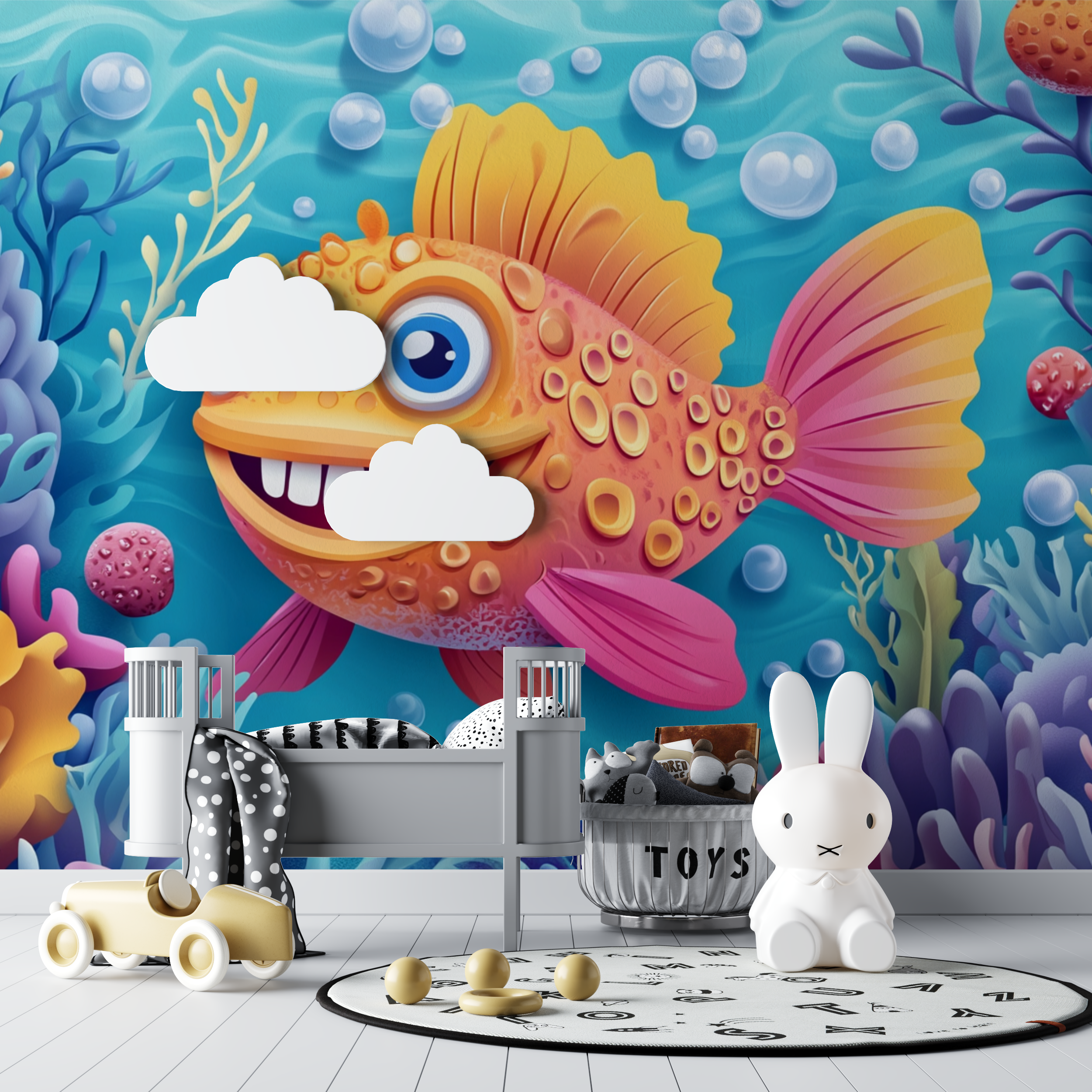 Big Fish Marine Wallpaper | Murals Wallpaper