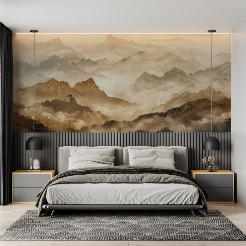 Terracotta Mountain Wallpaper | Murals Wallpaper
