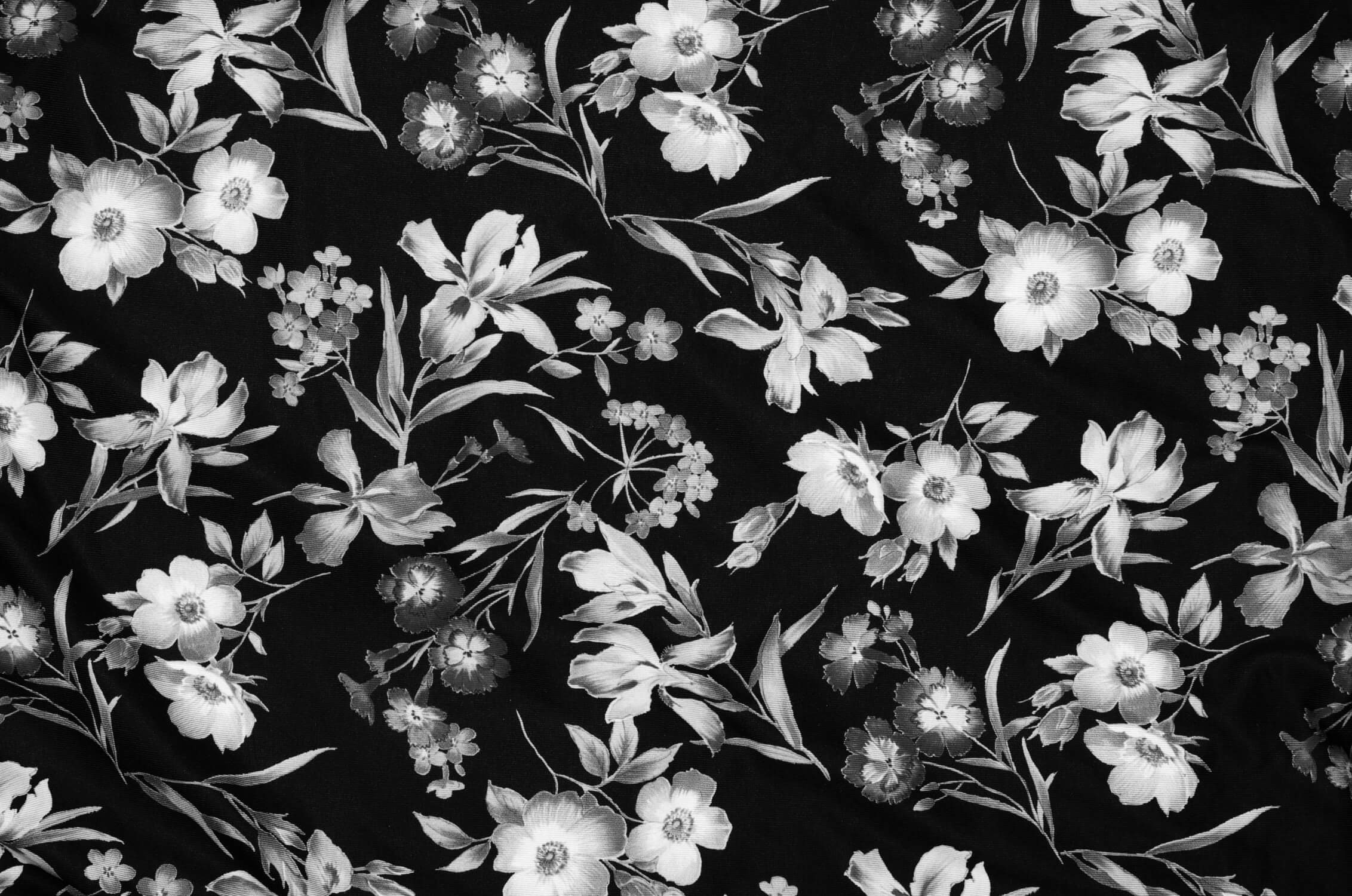 Black Floral Wallpaper | Murals Wallpaper