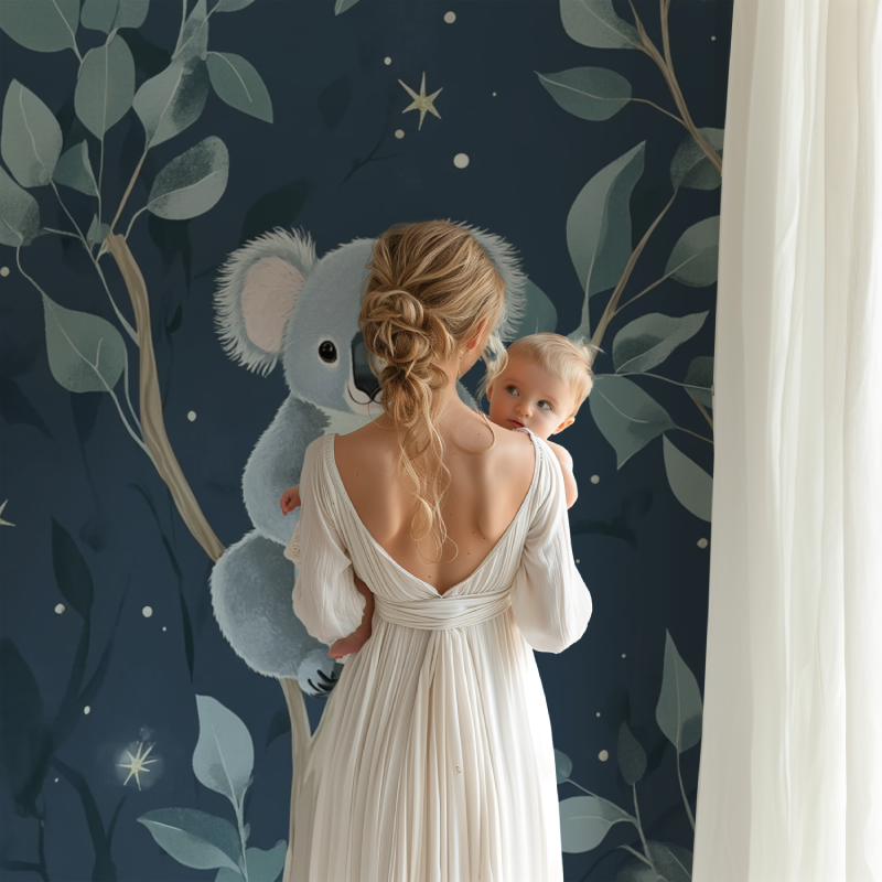 Koala Wallpaper and Starry Silence | Murals Wallpaper