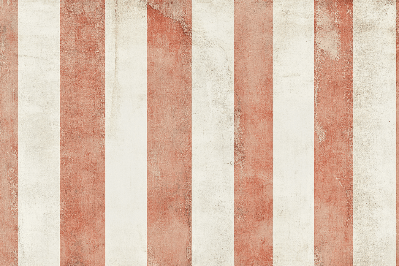 Terracotta Vertical Striped Wallpaper | Murals Wallpaper
