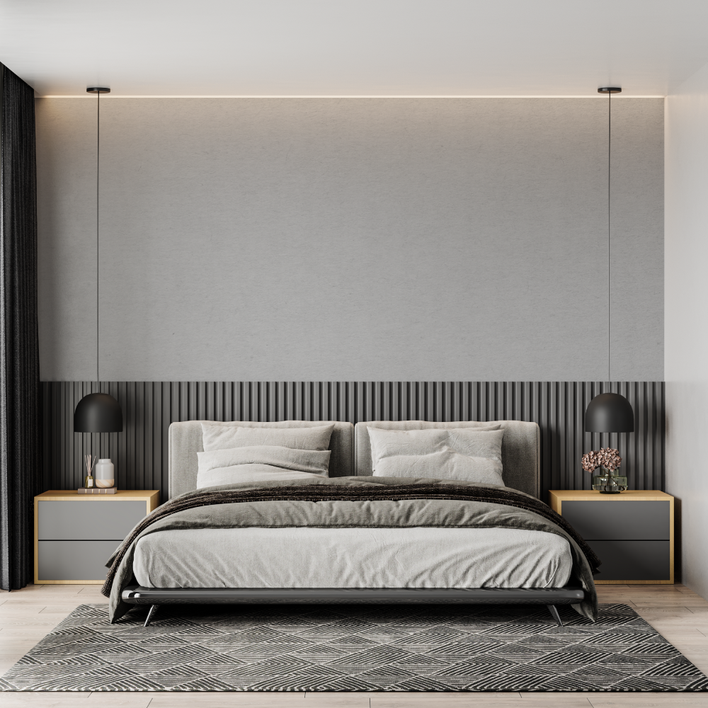 Light Gray Non-Woven Wallpaper | Murals Wallpaper
