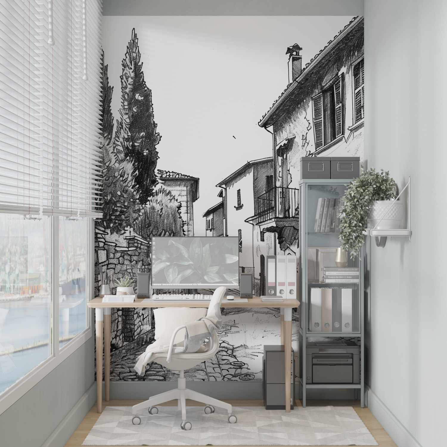 Papier Peint Panoramique Italien Noir Et Blanc – leroy merlin