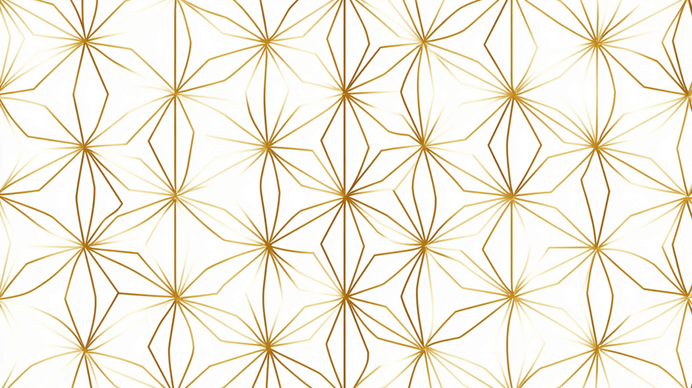Elegant White Wallpaper with Gold Pattern | Murals Wallpaper