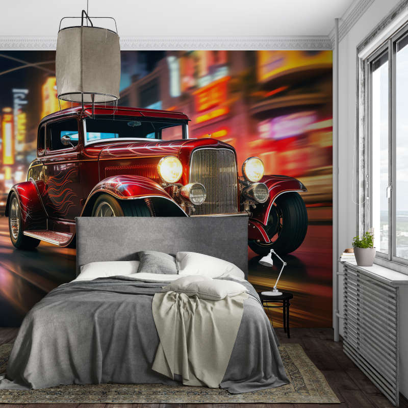 American Car Wallpaper Mural | Murals Wallpaper