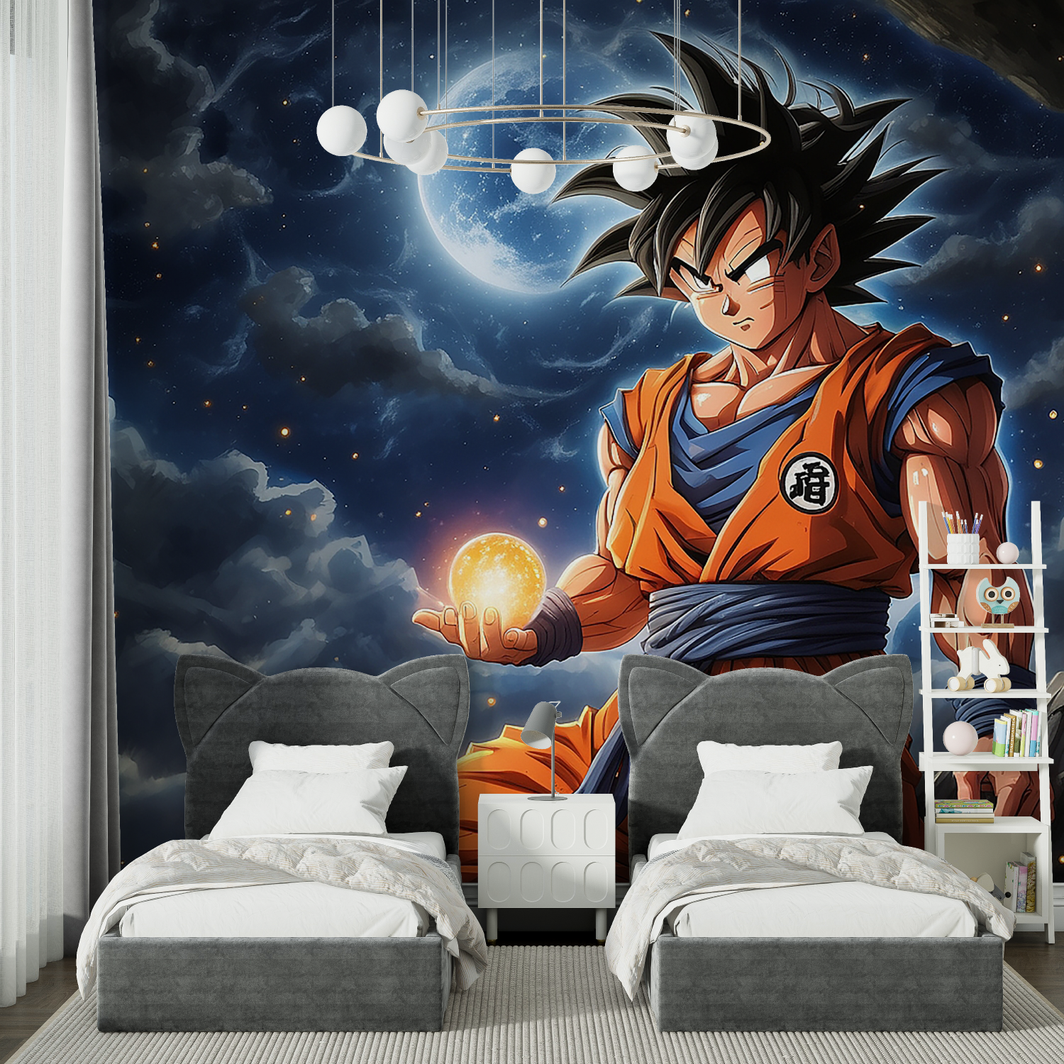 Tapeten Dbz Dragon Ballz – Schlafzimmer beleuchtet