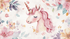 Happy Unicorn Wall Decor Wallpaper | Murals Wallpaper