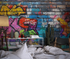 Stone Wall Graffiti Wallpaper | Murals Wallpaper