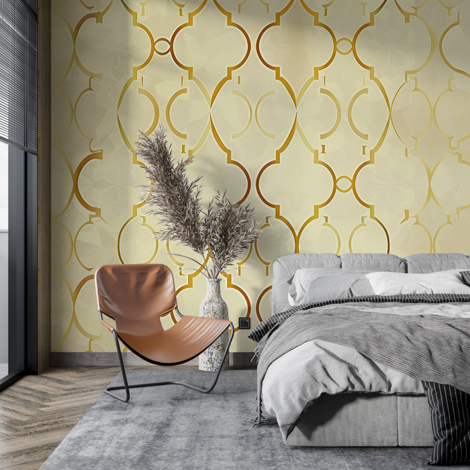 Textured Gold Wallpaper | Murals Wallpaper
