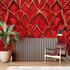 Art Deco Red Wallpaper | Murals Wallpaper
