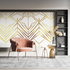 Art Deco Gold and White Wallpaper | Murals Wallpaper