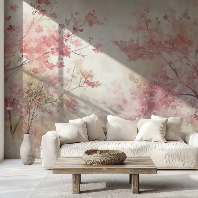 Pink Tree Wallpaper | Murals Wallpaper