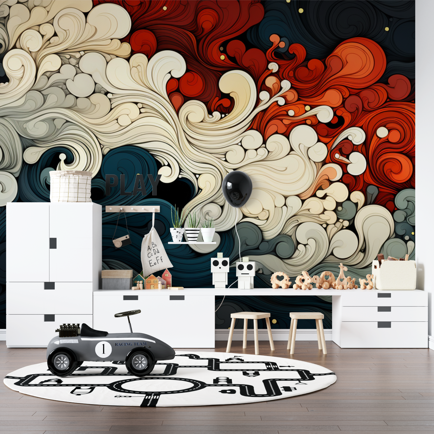 Japanese Waves Wallpaper | Murals Wallpaper