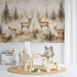 Forest Animals and Royal Deer Wallpaper | Murals Wallpaper