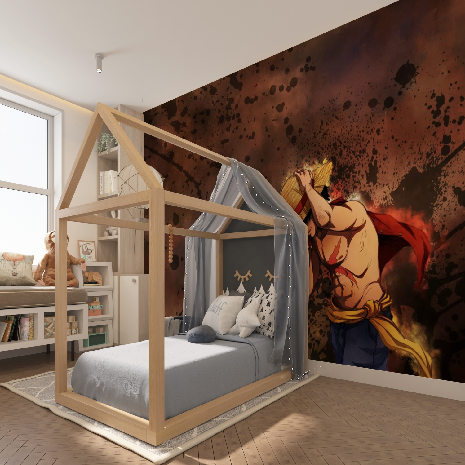 One Piece Brown Wallpaper | Murals Wallpaper